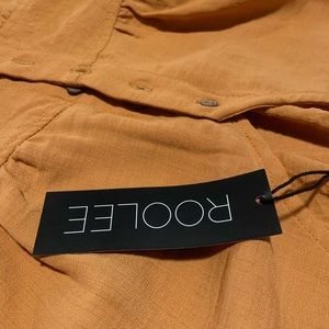 Roolee BNWT Marina Tie Dress in Honey